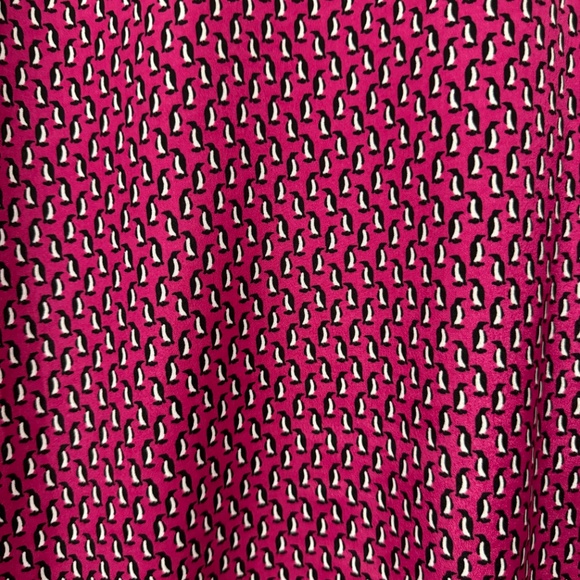 Jones New York Ladies L/S shirt, SZ OX, Penguin Design all over - Picture 2 of 4